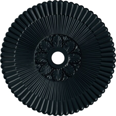 Melonie Ceiling Medallion (Fits Canopies Up To 6 1/4), Hnd-Painted Night Shade, 36 1/4OD X 1 7/8P